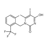 1-[[2-Fluoro-6-(trifluoromethyl)phenyl]methyl]-5-iodo-6-methyl-2,4(1H,3H)-pyrimidinedione